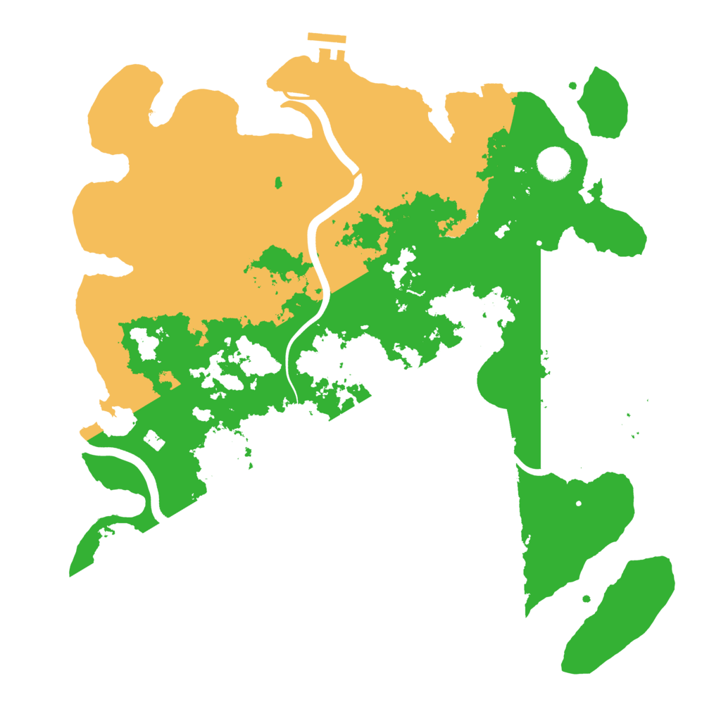 Biome Rust Map: Procedural Map, Size: 3800, Seed: 44902533