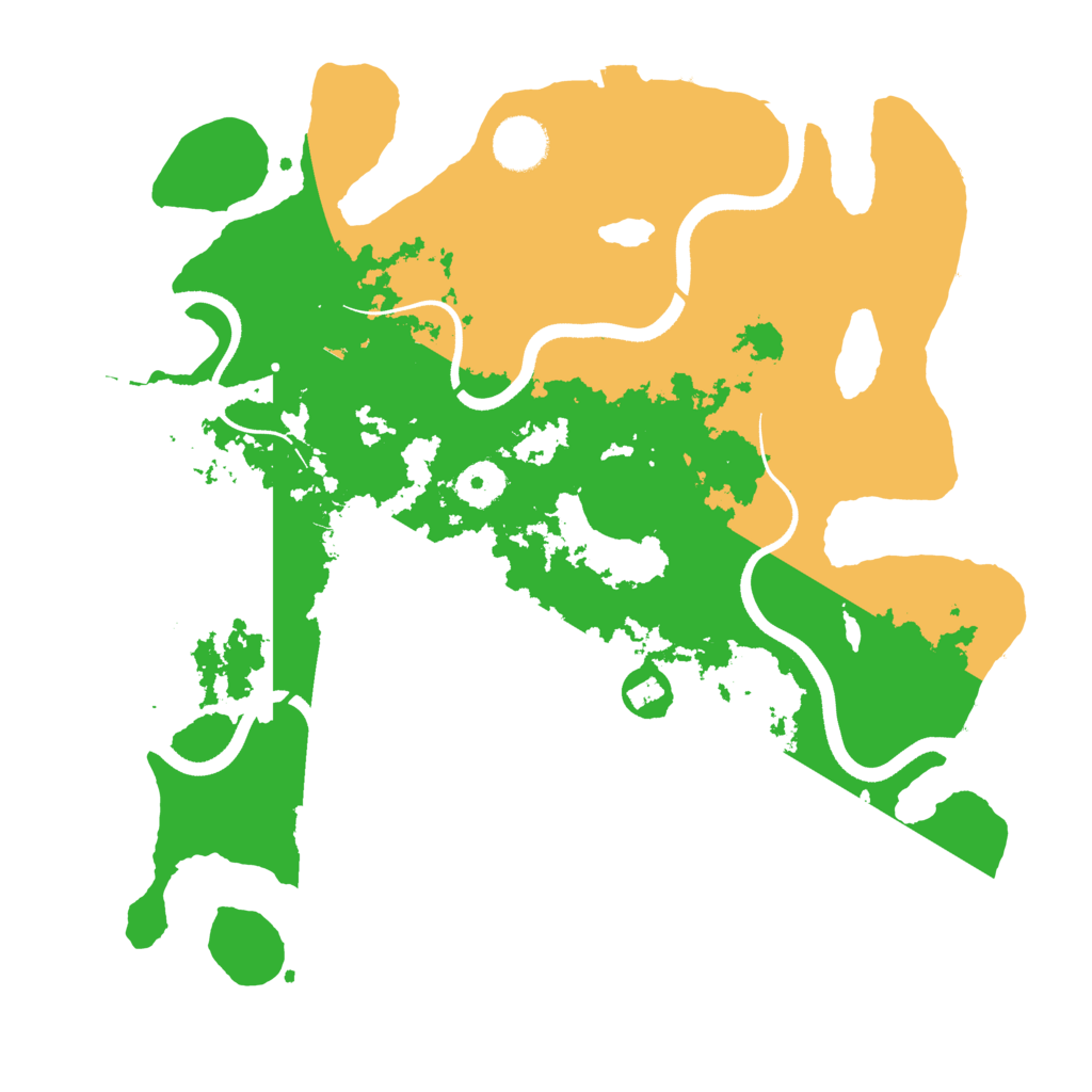 Biome Rust Map: Procedural Map, Size: 3500, Seed: 1578940754