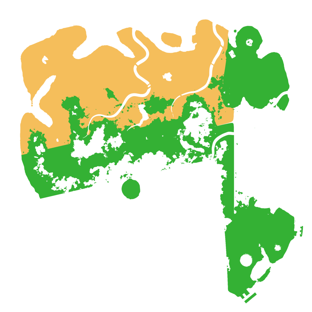 Biome Rust Map: Procedural Map, Size: 4500, Seed: 1748427460