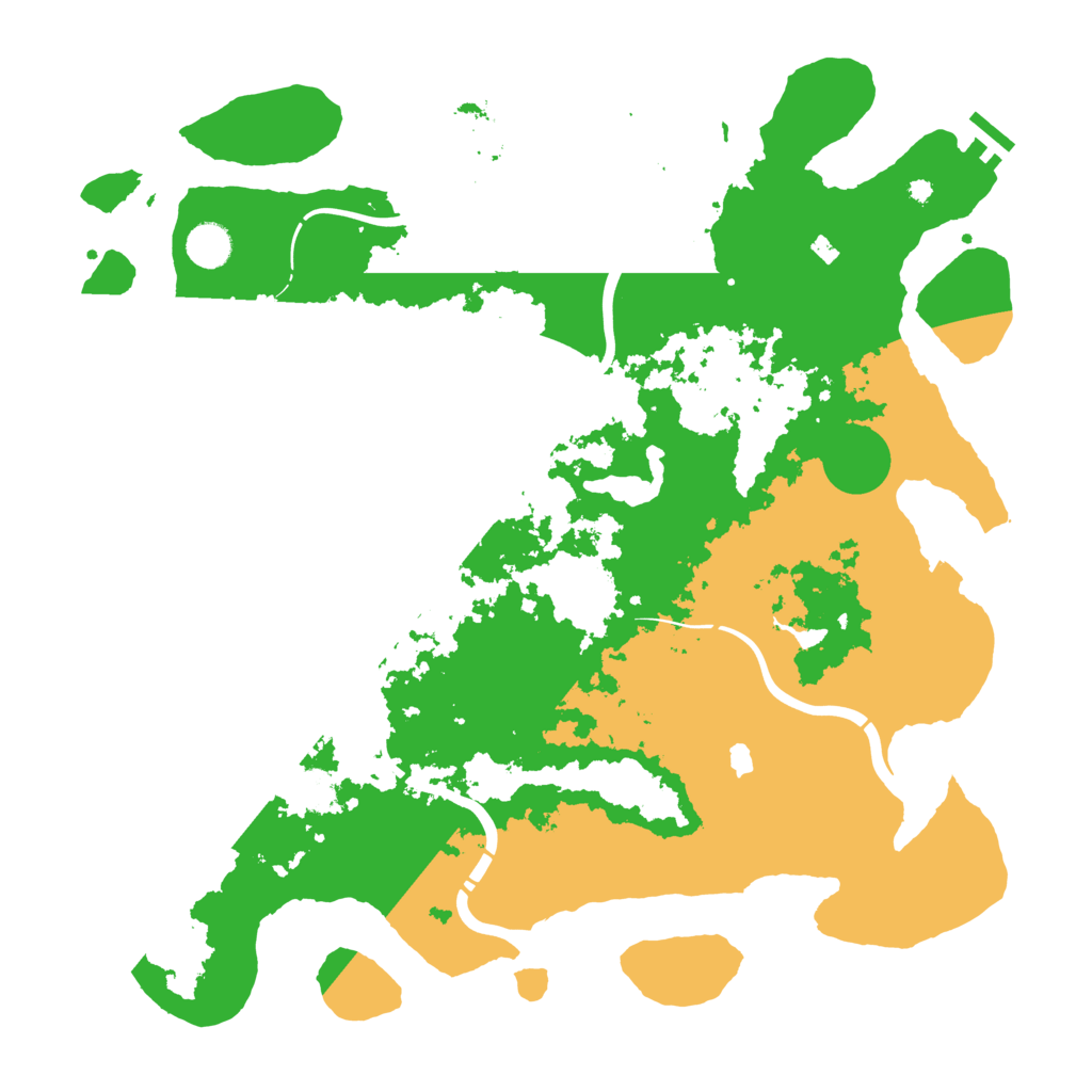 Biome Rust Map: Procedural Map, Size: 4250, Seed: 28951