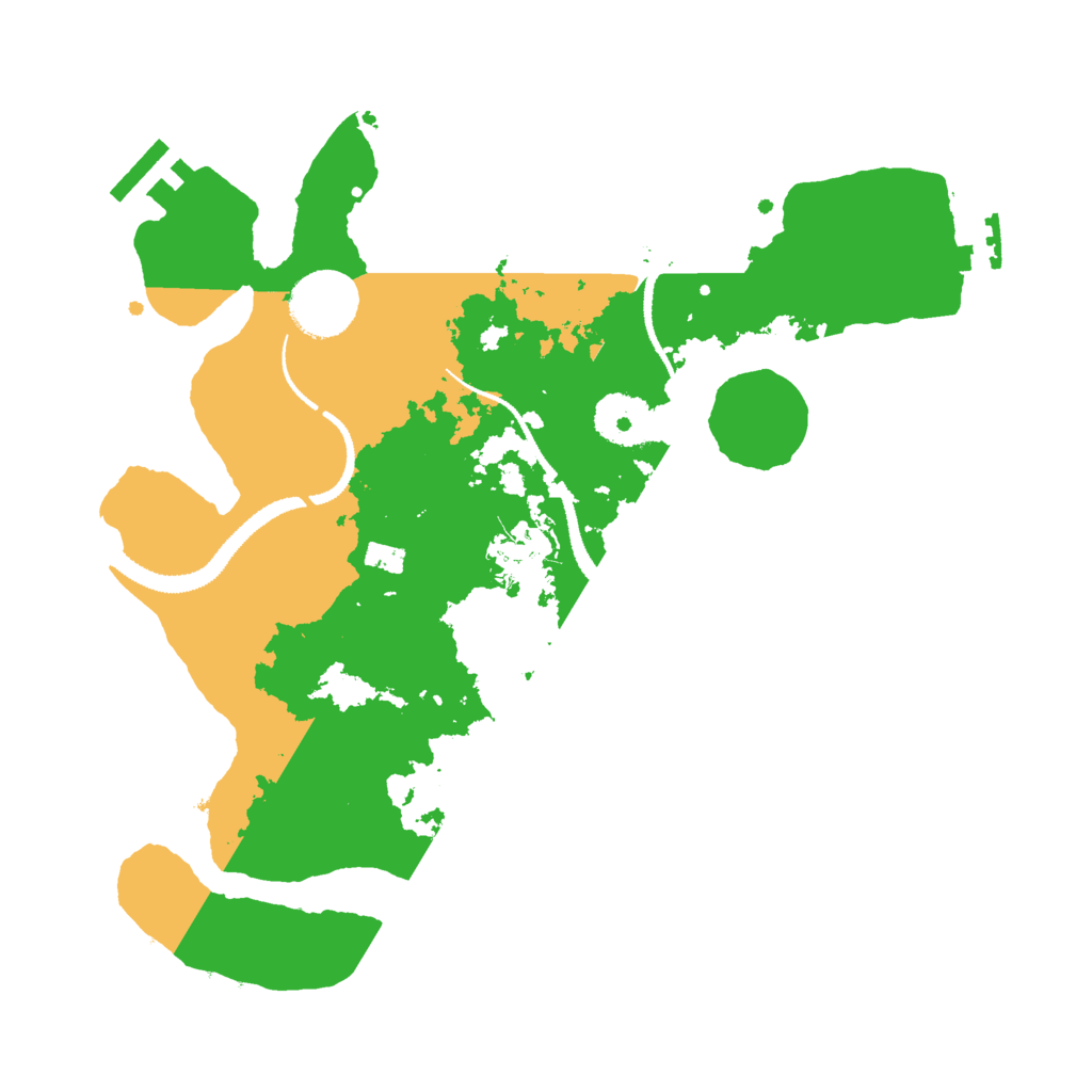 Biome Rust Map: Procedural Map, Size: 3000, Seed: 94828