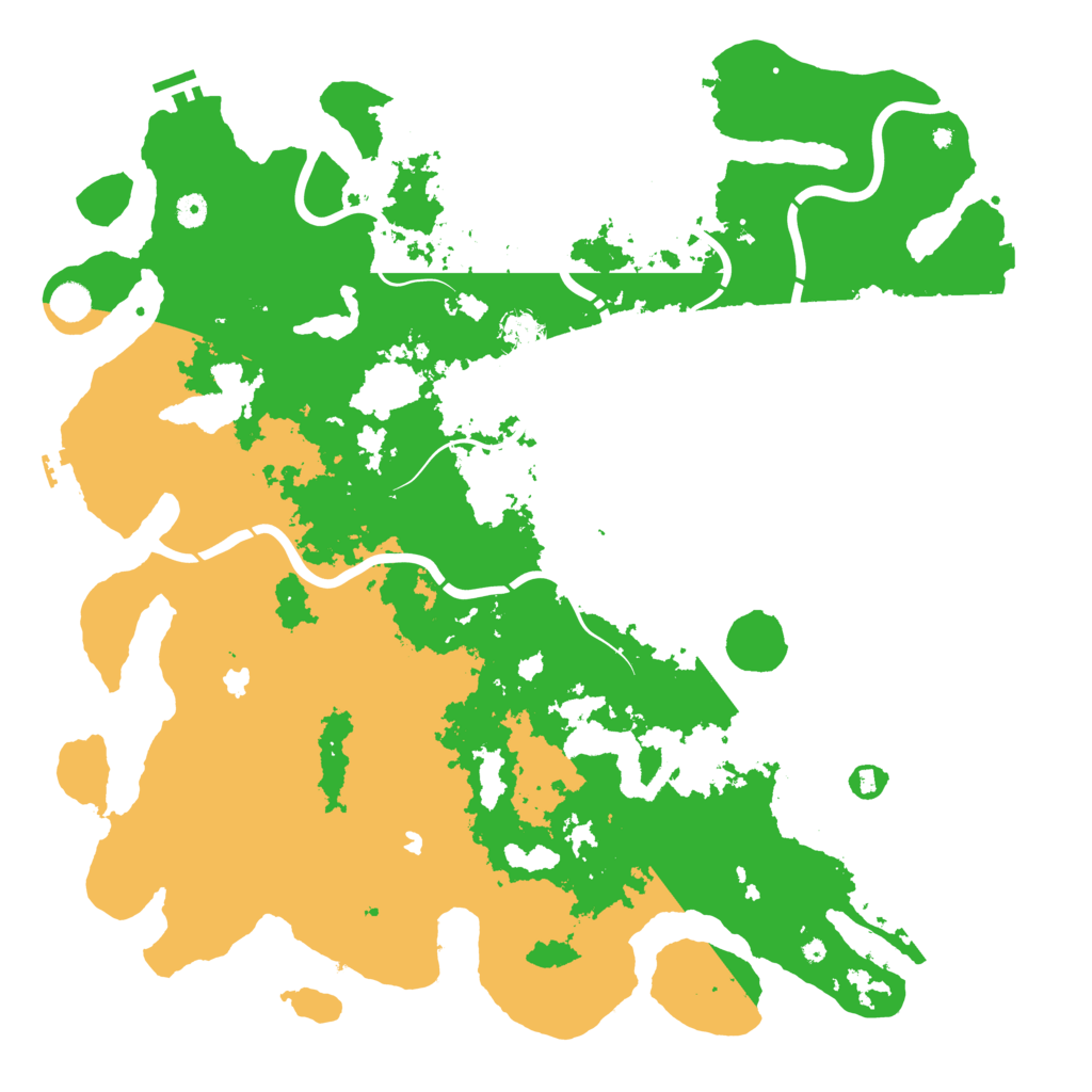 Biome Rust Map: Procedural Map, Size: 5000, Seed: 59567645