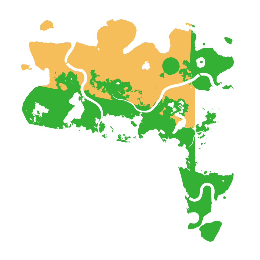 Biome Rust Map: Procedural Map, Size: 4000, Seed: 12886025