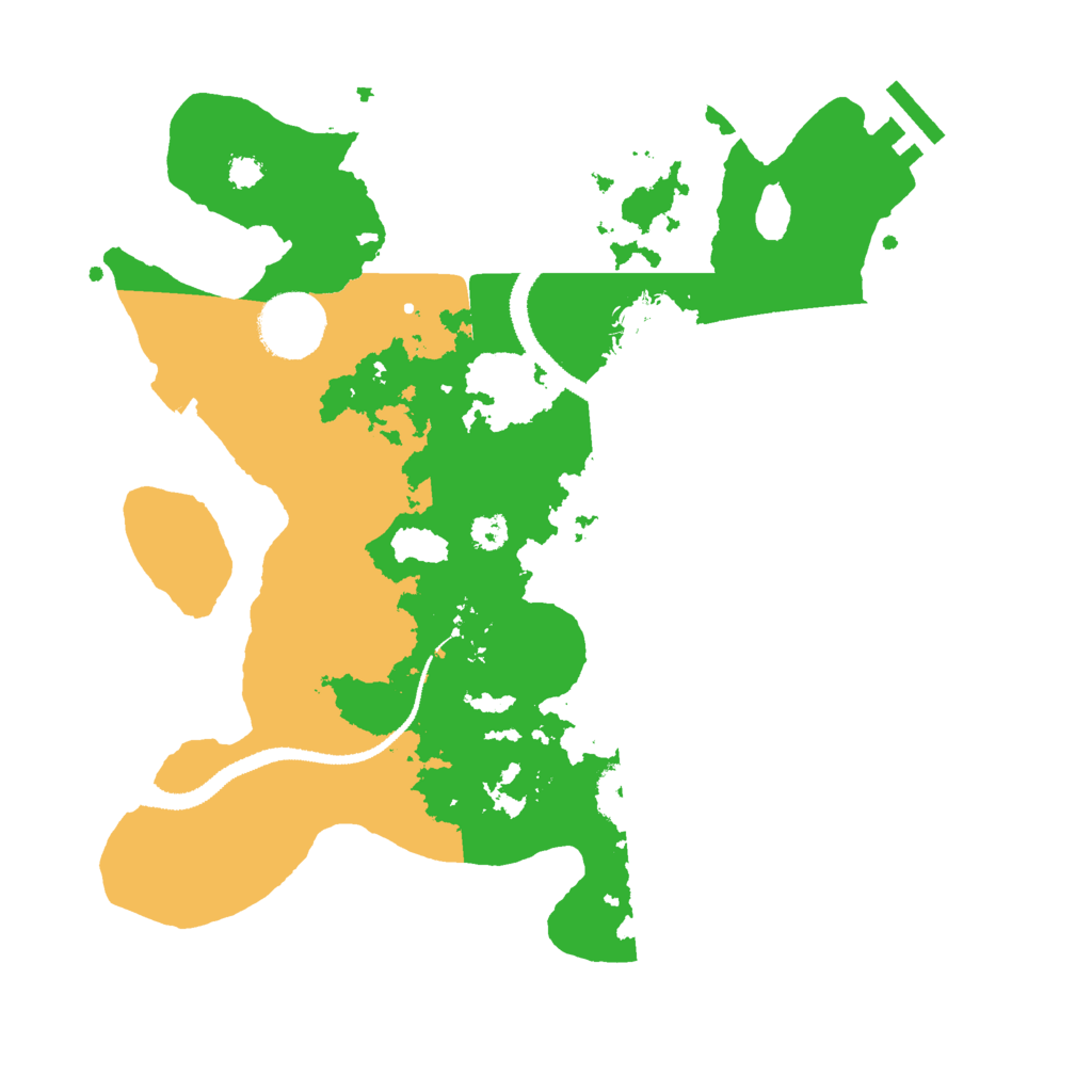 Biome Rust Map: Procedural Map, Size: 3000, Seed: 61343