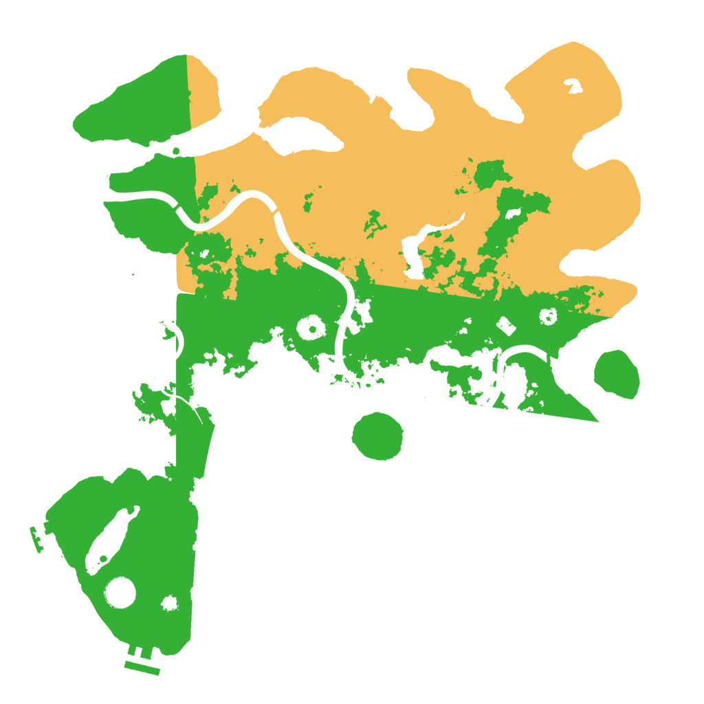 Biome Rust Map: Procedural Map, Size: 4000, Seed: 458408733