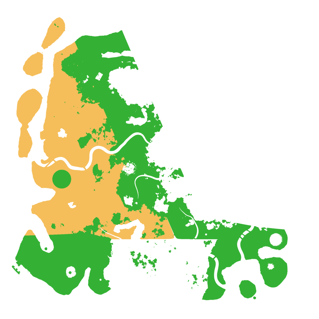 Biome Rust Map: Procedural Map, Size: 4500, Seed: 2128320630