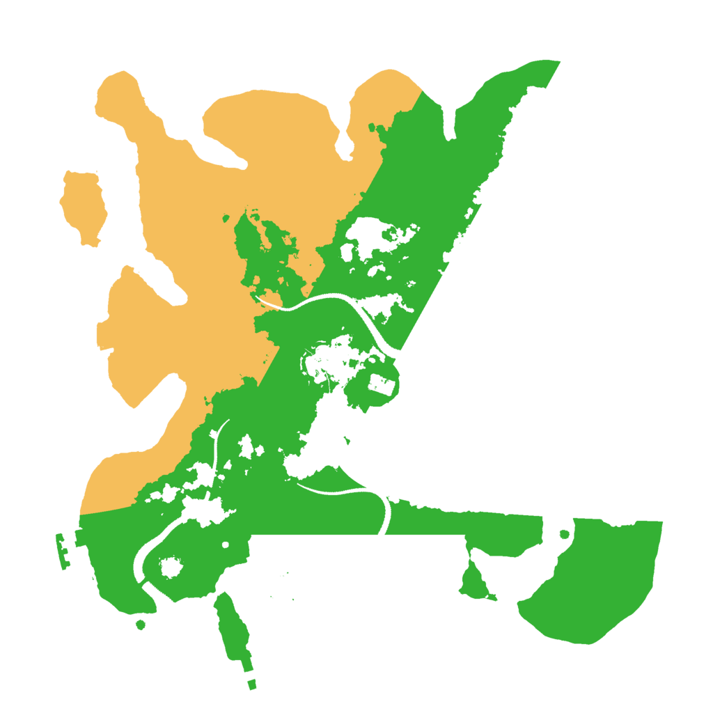 Biome Rust Map: Procedural Map, Size: 3000, Seed: 426654430