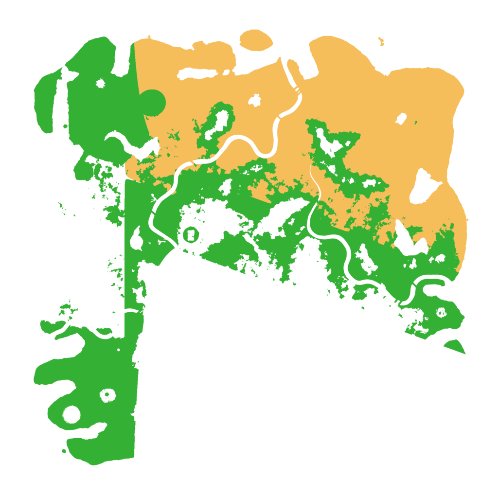 Biome Rust Map: Procedural Map, Size: 5000, Seed: 1521489270