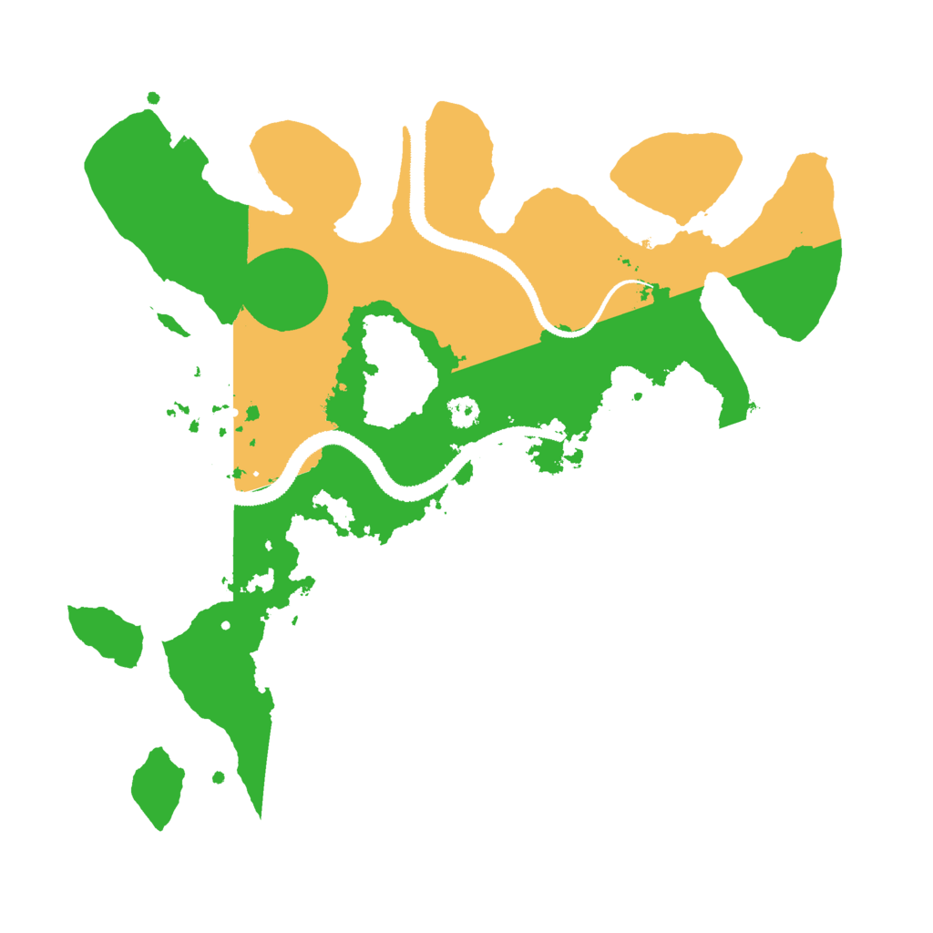 Biome Rust Map: Procedural Map, Size: 3000, Seed: 71952