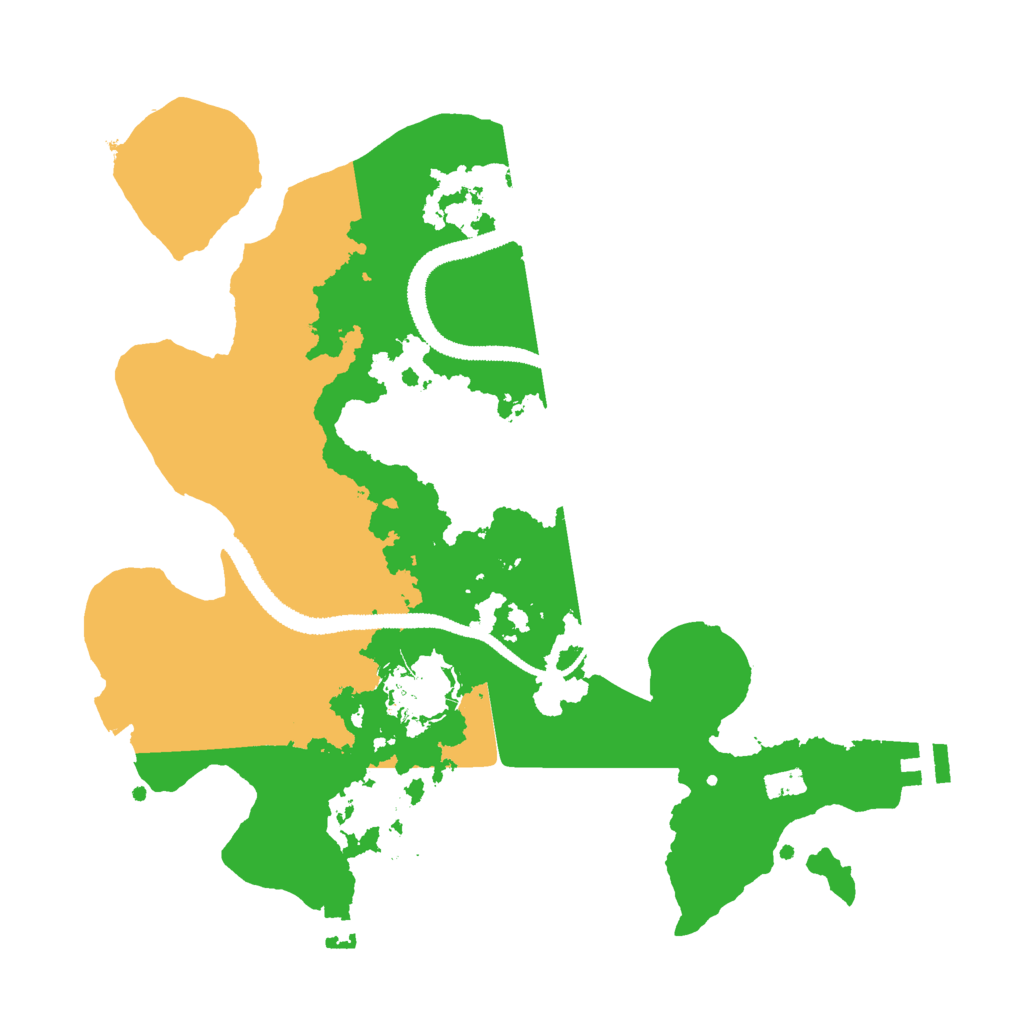 Biome Rust Map: Procedural Map, Size: 2800, Seed: 1542444419