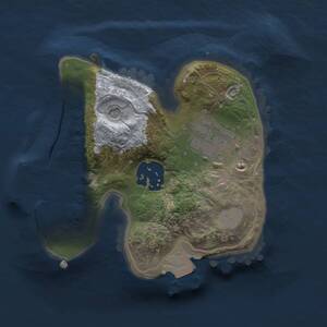 Thumbnail Rust Map: Procedural Map, Size: 1700, Seed: 1486865405, 5 Monuments