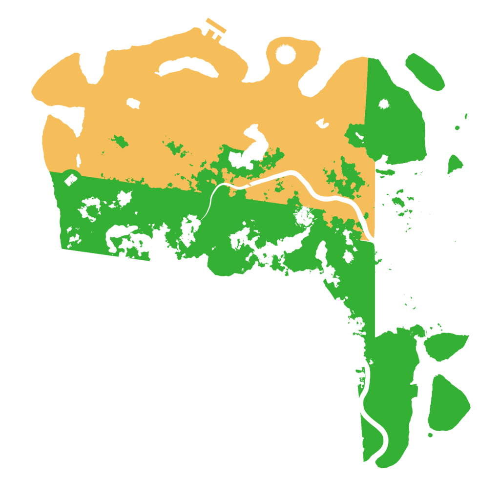 Biome Rust Map: Procedural Map, Size: 4500, Seed: 315155900