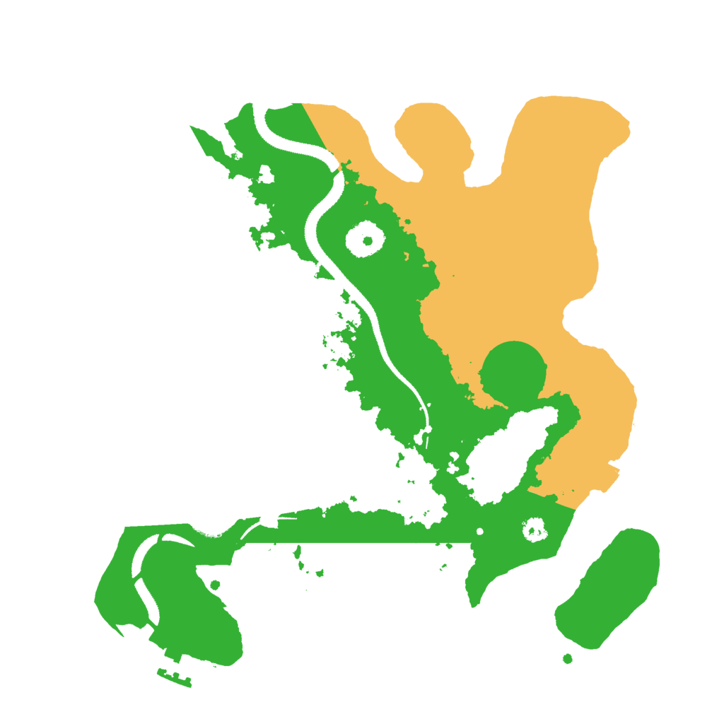 Biome Rust Map: Procedural Map, Size: 3000, Seed: 690614698