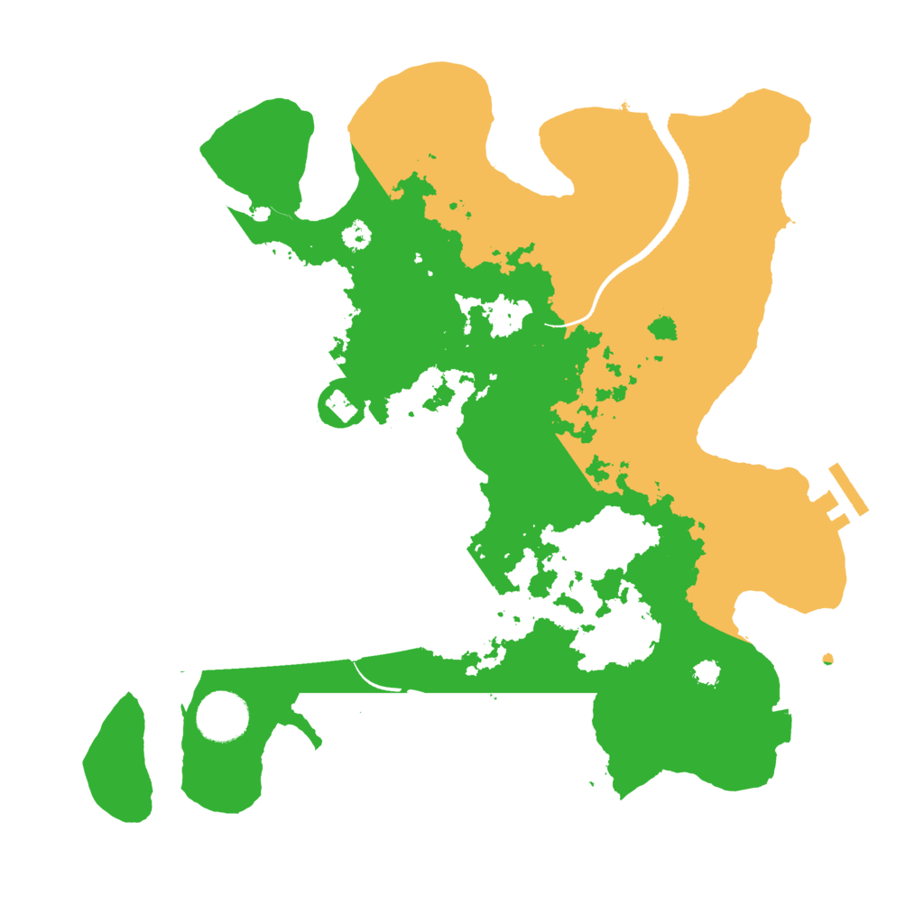 Biome Rust Map: Procedural Map, Size: 3250, Seed: 1734516621