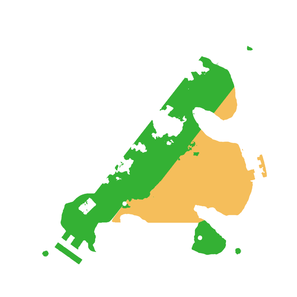 Biome Rust Map: Procedural Map, Size: 2000, Seed: 1713940