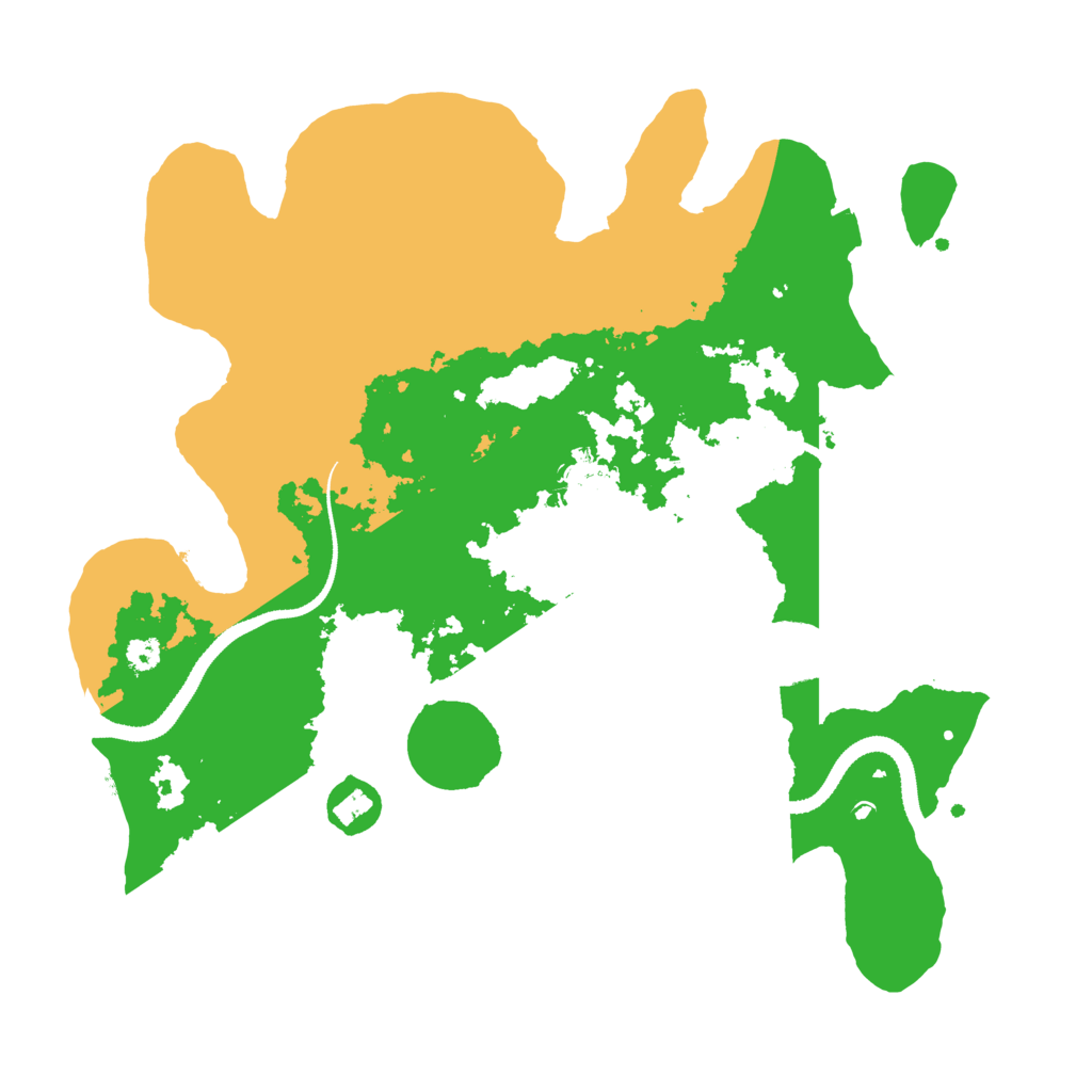 Biome Rust Map: Procedural Map, Size: 3250, Seed: 48844623