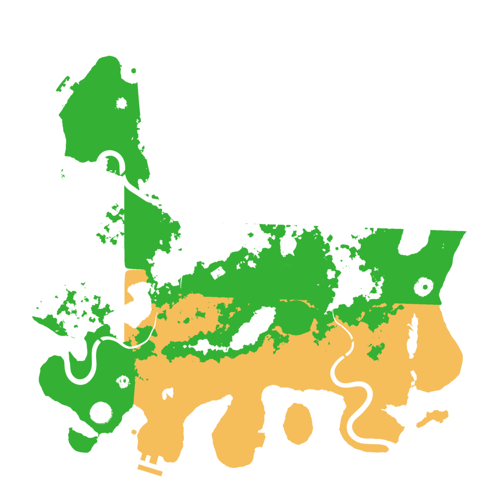 Biome Rust Map: Procedural Map, Size: 4000, Seed: 421565423