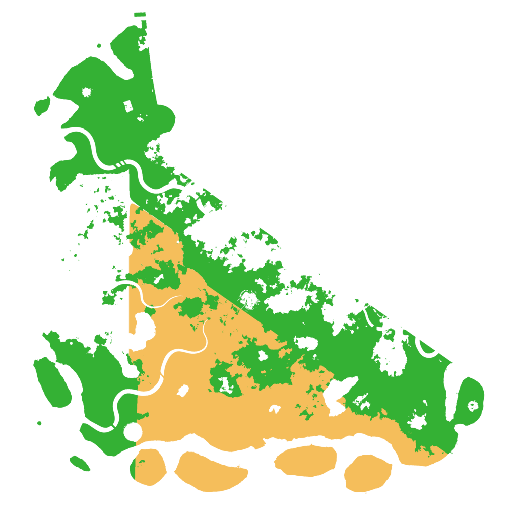 Biome Rust Map: Procedural Map, Size: 5000, Seed: 8465244