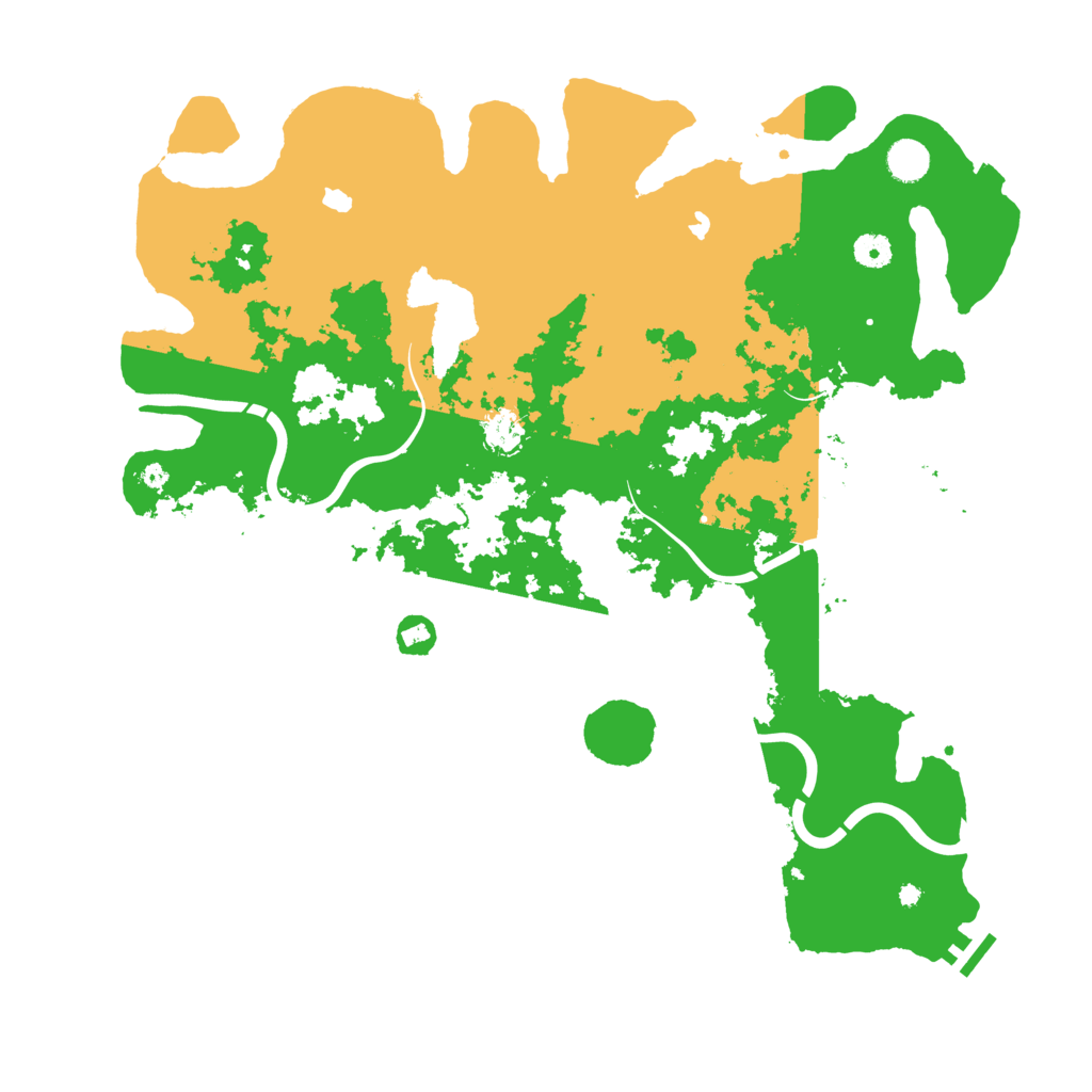 Biome Rust Map: Procedural Map, Size: 4500, Seed: 332662383
