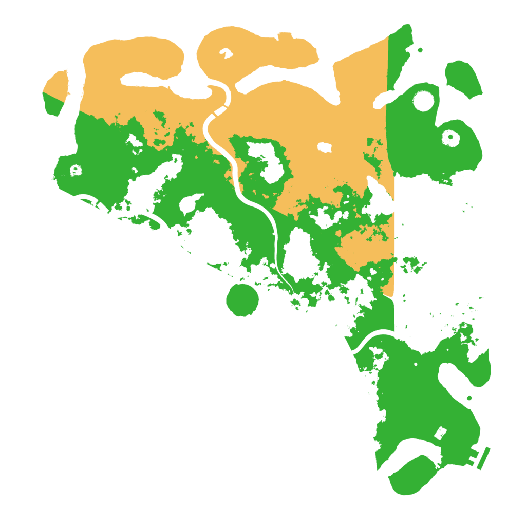 Biome Rust Map: Procedural Map, Size: 4500, Seed: 361307847