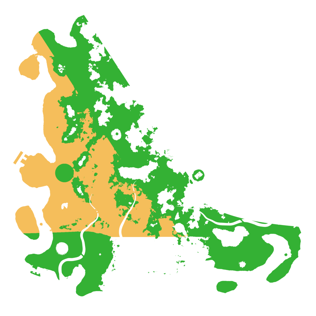 Biome Rust Map: Procedural Map, Size: 4500, Seed: 724419496