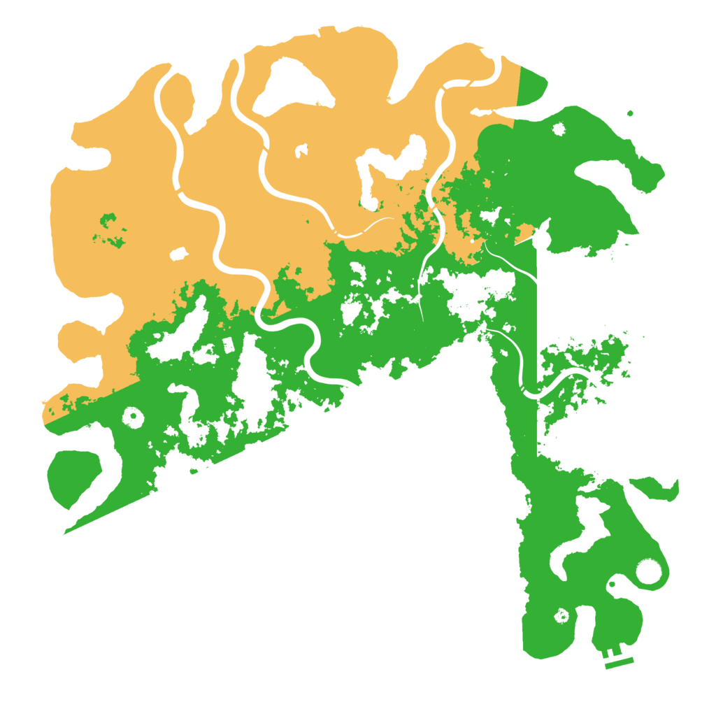 Biome Rust Map: Procedural Map, Size: 5000, Seed: 1630674651