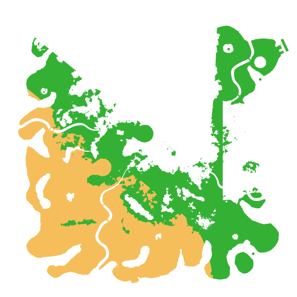 Biome Rust Map: Procedural Map, Size: 4500, Seed: 235310446
