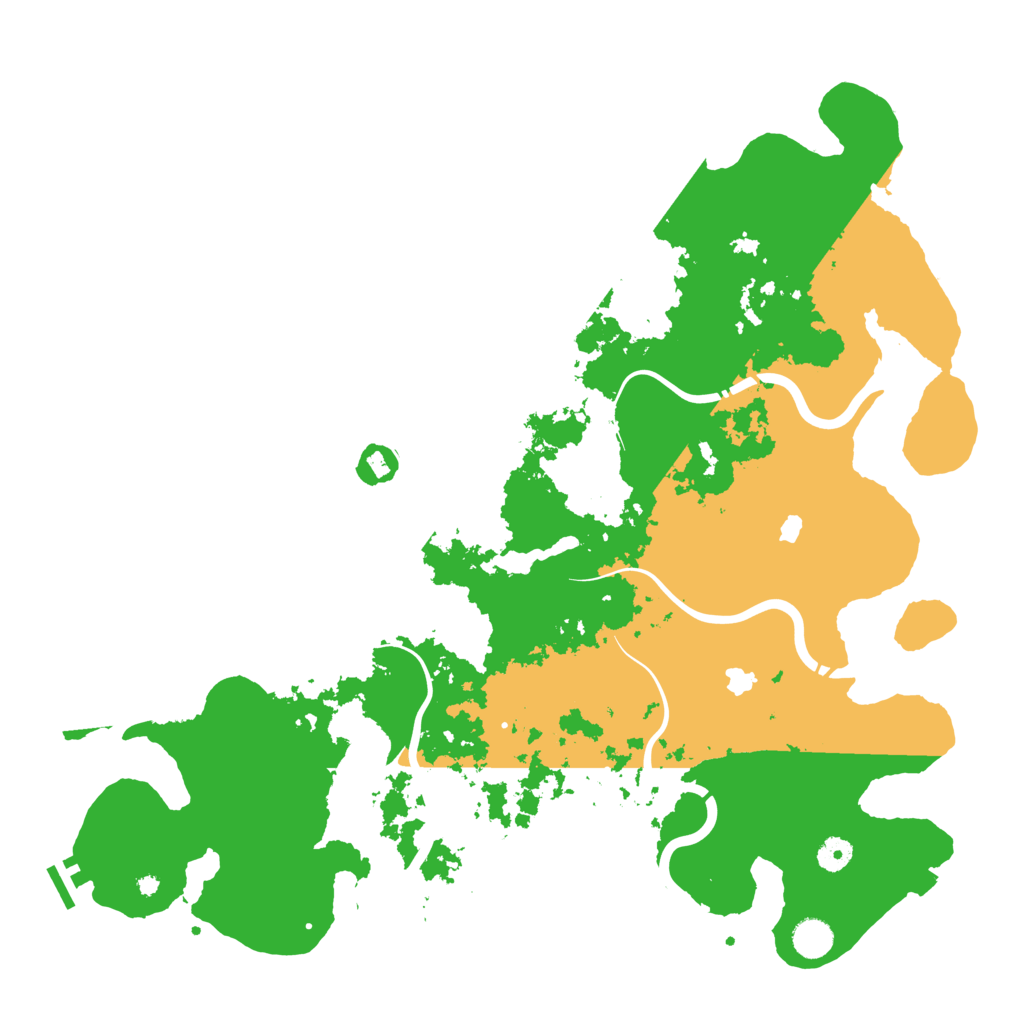 Biome Rust Map: Procedural Map, Size: 4500, Seed: 1615439419
