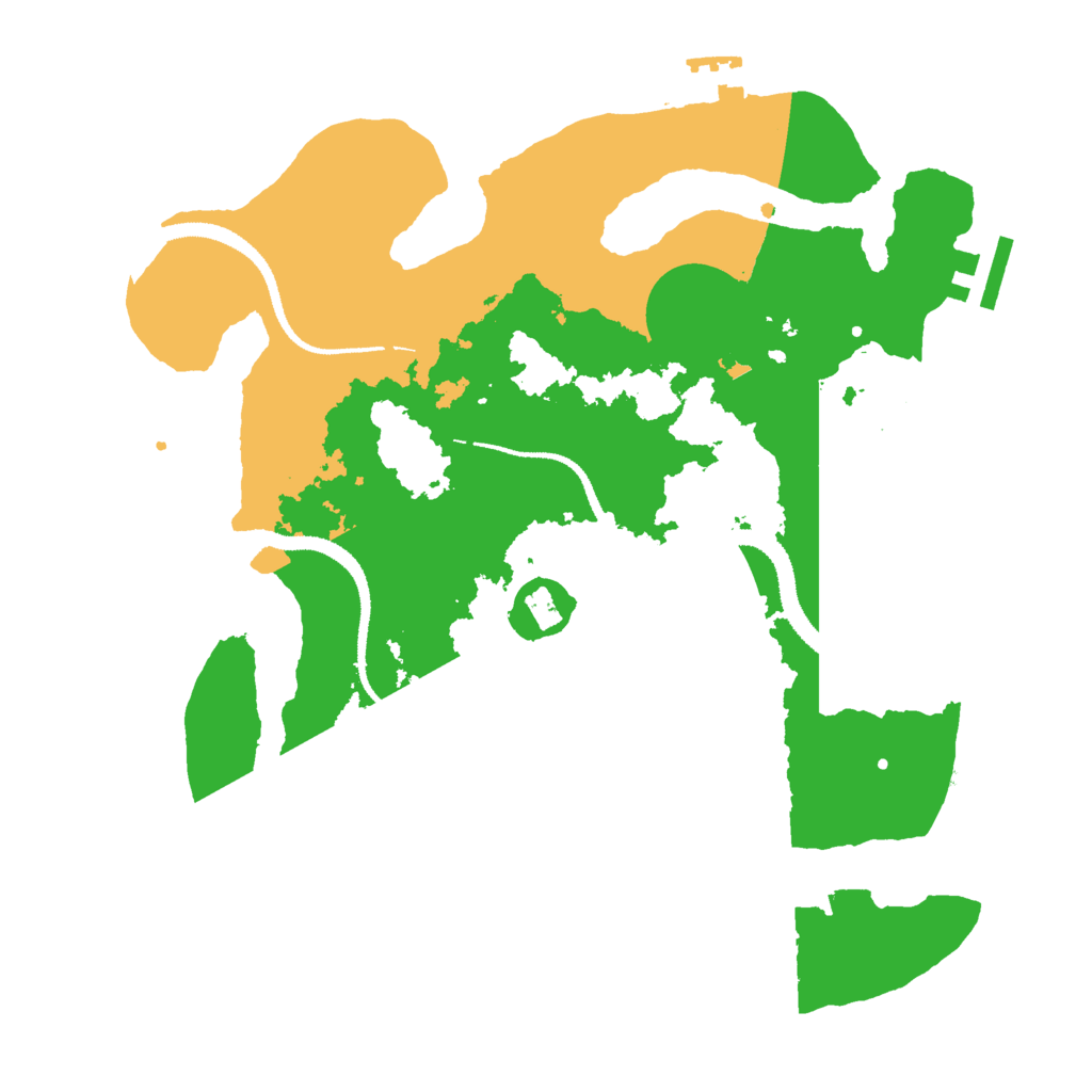 Biome Rust Map: Procedural Map, Size: 3000, Seed: 90317642