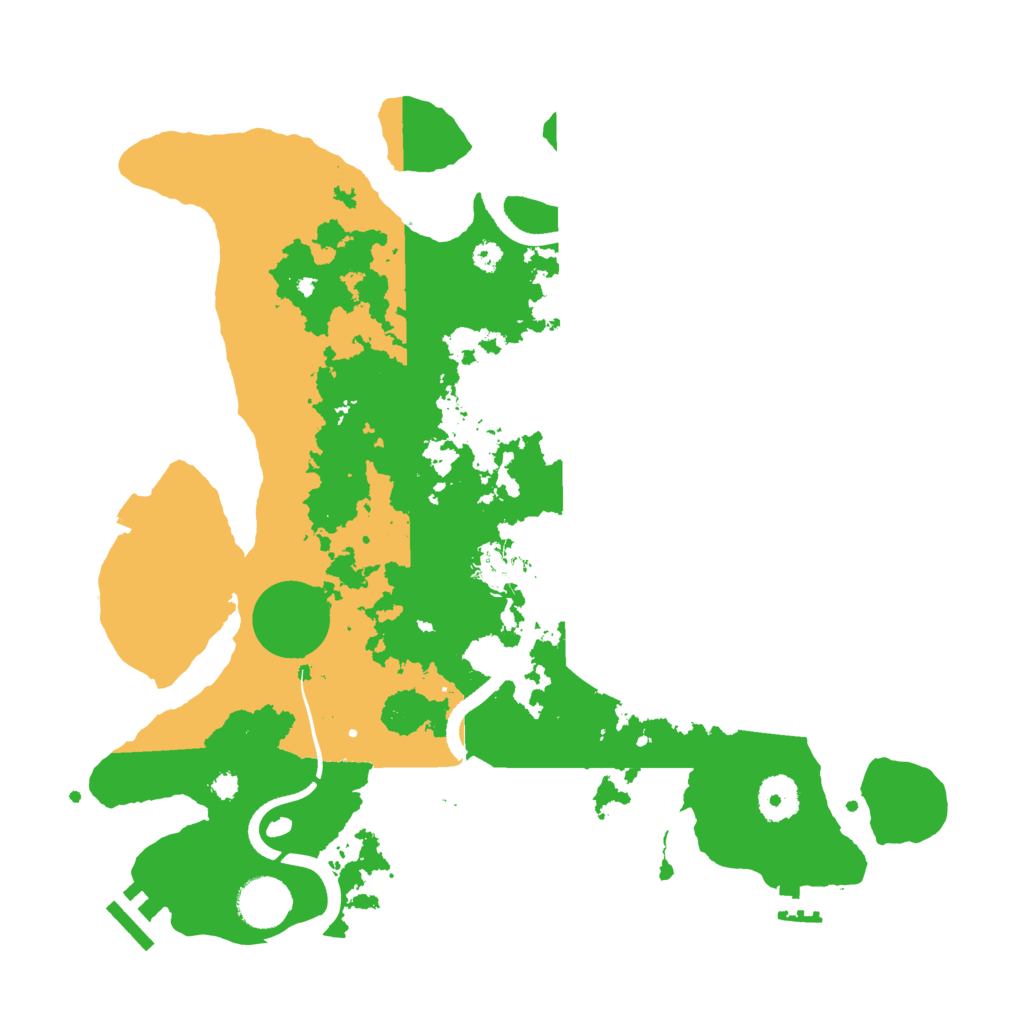 Biome Rust Map: Procedural Map, Size: 3500, Seed: 7880