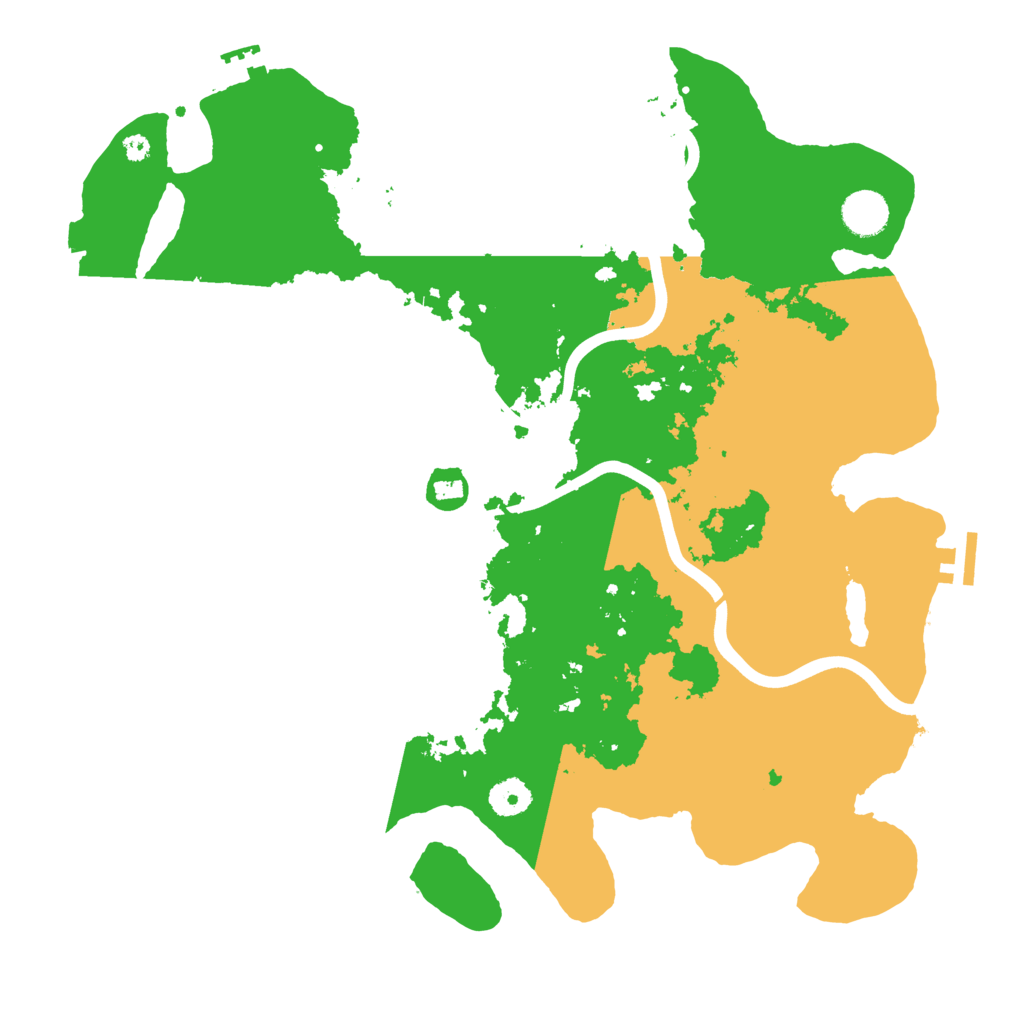 Biome Rust Map: Procedural Map, Size: 3900, Seed: 830282990