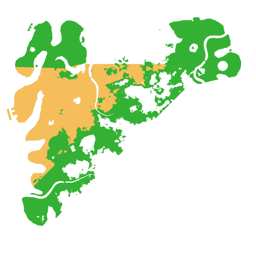 Biome Rust Map: Procedural Map, Size: 4500, Seed: 40663159