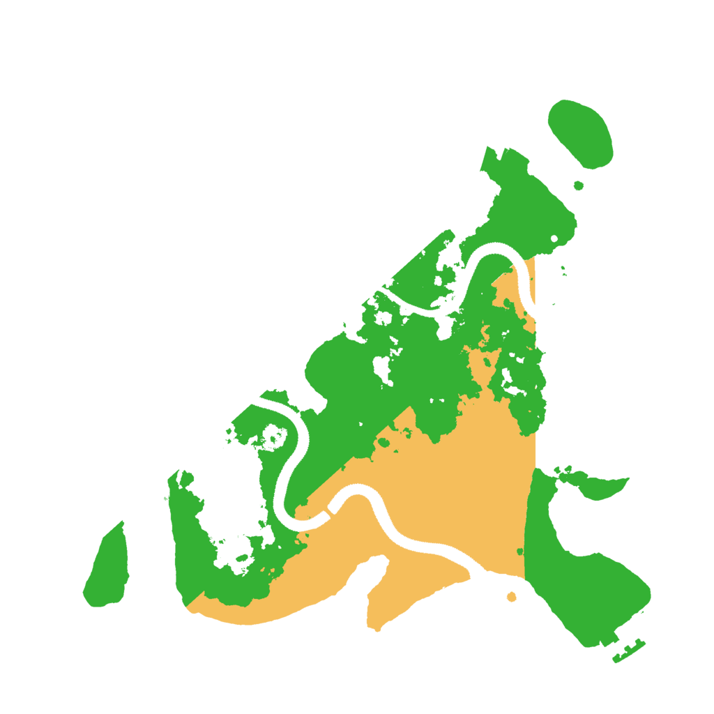 Biome Rust Map: Procedural Map, Size: 3000, Seed: 14332