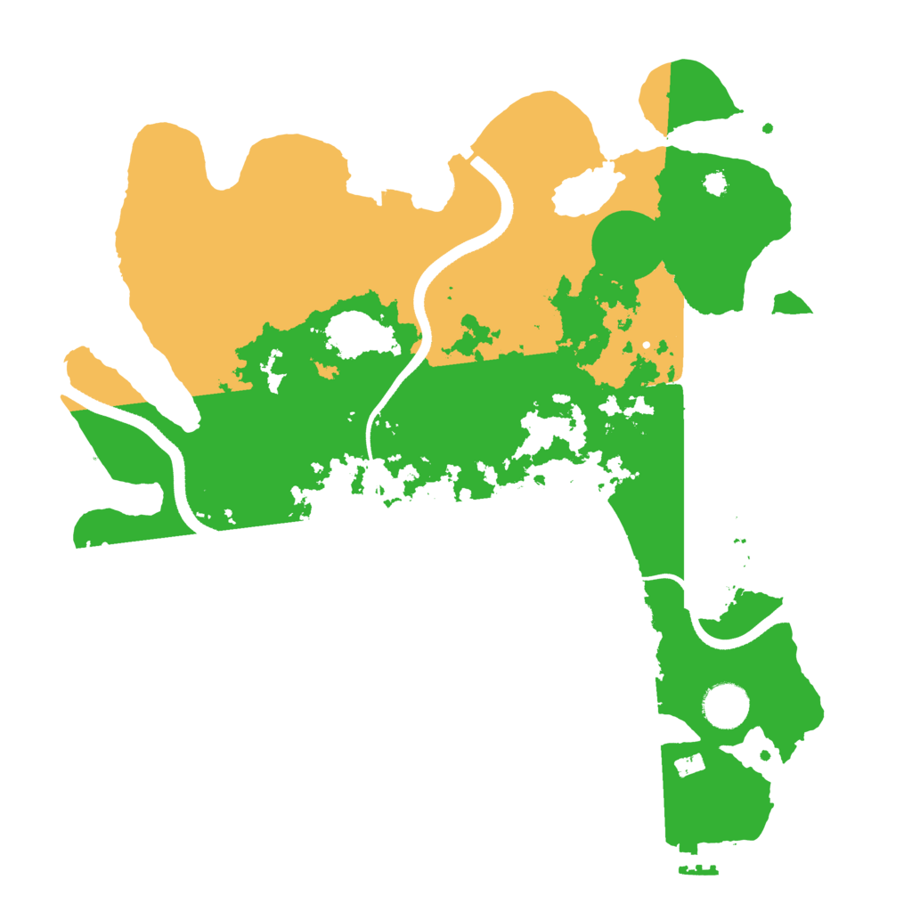 Biome Rust Map: Procedural Map, Size: 3500, Seed: 1913627007