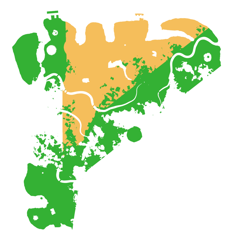 Biome Rust Map: Procedural Map, Size: 4500, Seed: 237327969