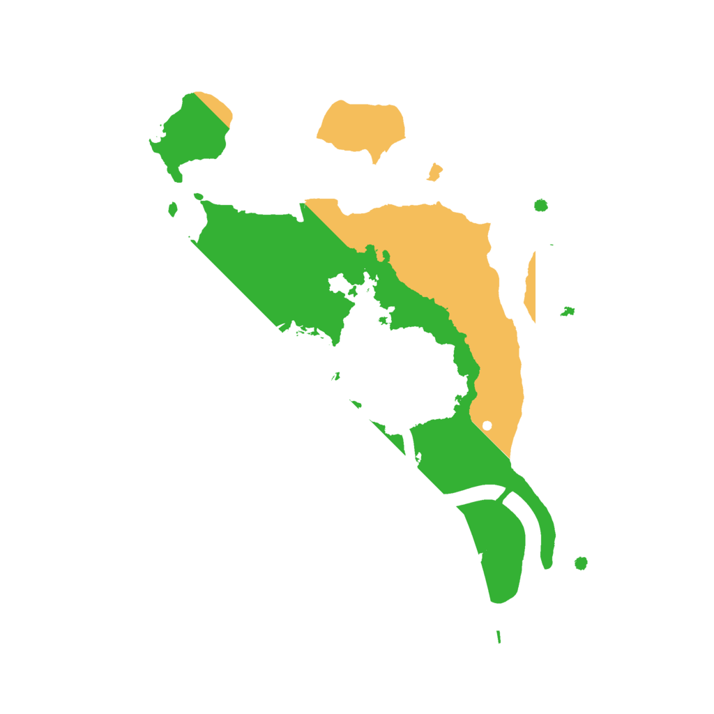 Biome Rust Map: Procedural Map, Size: 2200, Seed: 1513169667