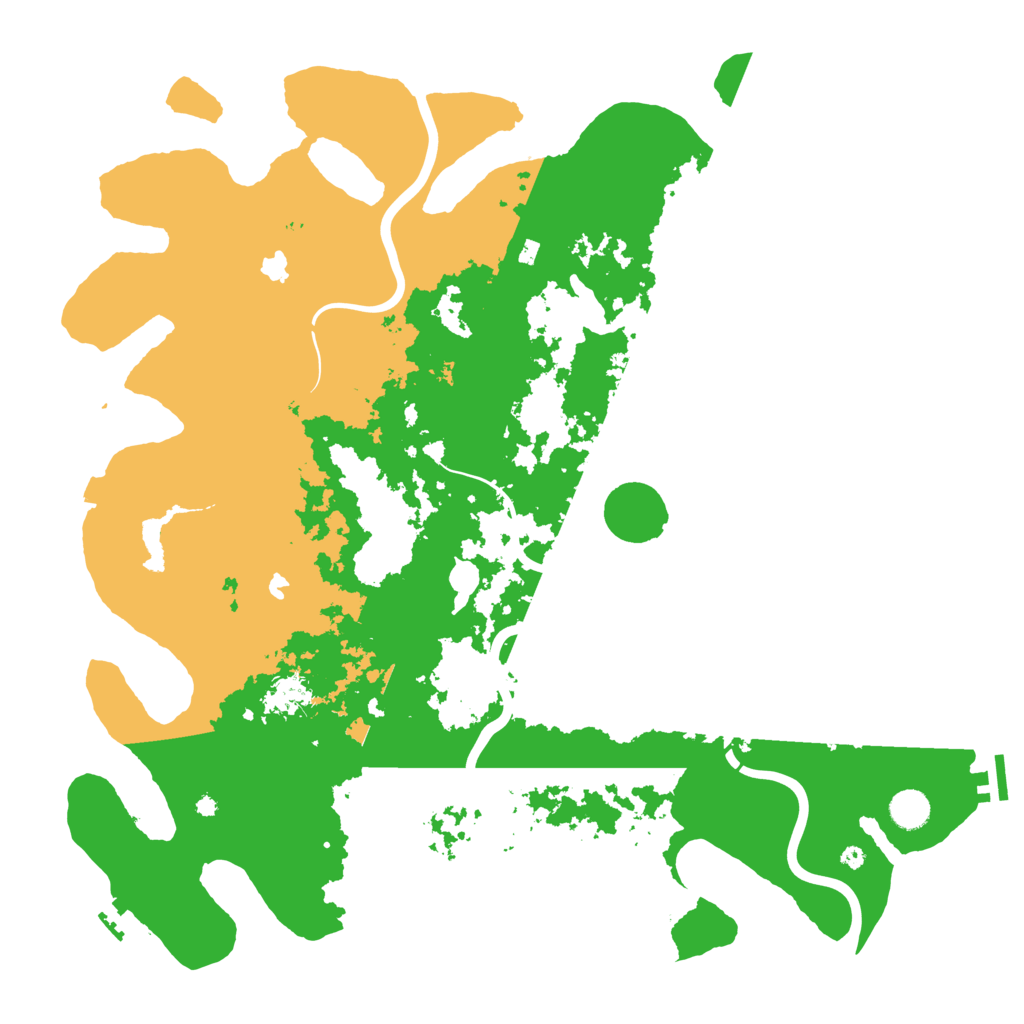 Biome Rust Map: Procedural Map, Size: 4500, Seed: 129181