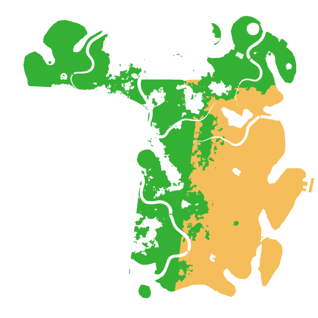 Biome Rust Map: Procedural Map, Size: 4500, Seed: 2001858498