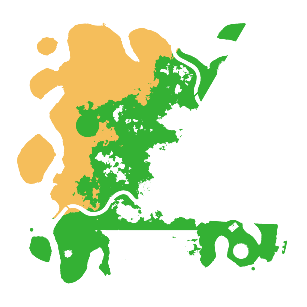 Biome Rust Map: Procedural Map, Size: 3500, Seed: 893170143