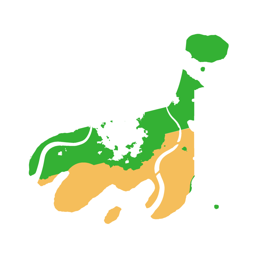 Biome Rust Map: Procedural Map, Size: 2250, Seed: 910653529