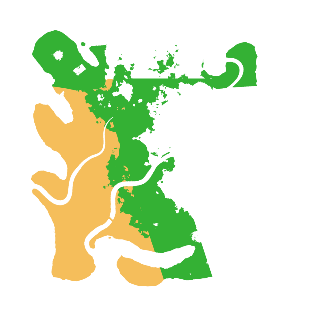 Biome Rust Map: Procedural Map, Size: 3000, Seed: 170241966