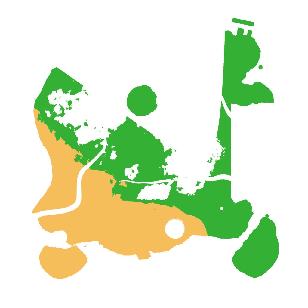 Biome Rust Map: Procedural Map, Size: 2800, Seed: 1625787063