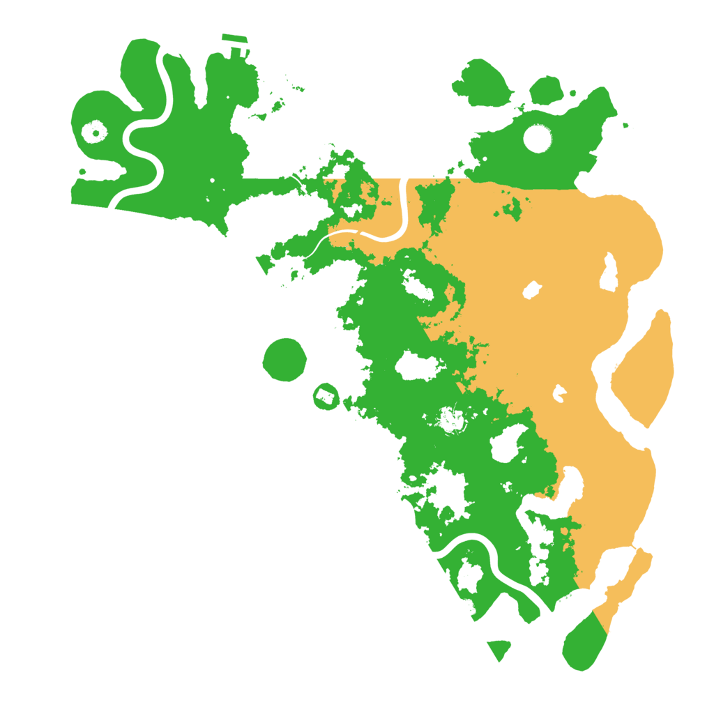 Biome Rust Map: Procedural Map, Size: 4500, Seed: 746417186