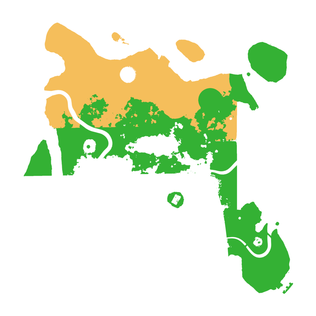 Biome Rust Map: Procedural Map, Size: 3500, Seed: 1408743108