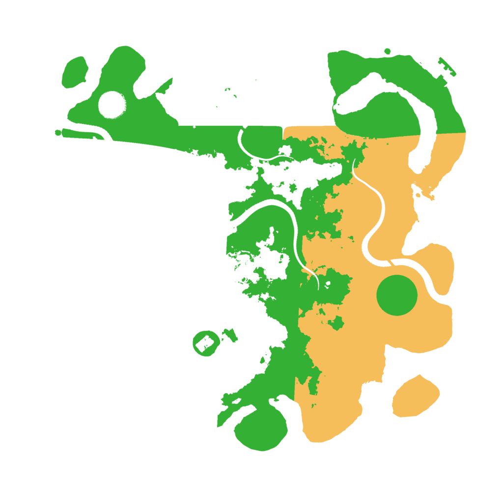 Biome Rust Map: Procedural Map, Size: 3250, Seed: 784982619