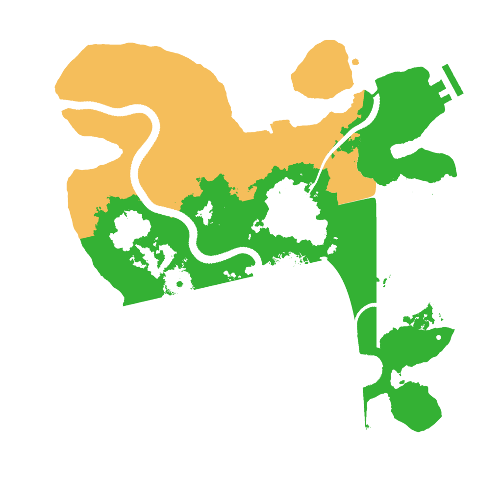 Biome Rust Map: Procedural Map, Size: 3000, Seed: 2144490570