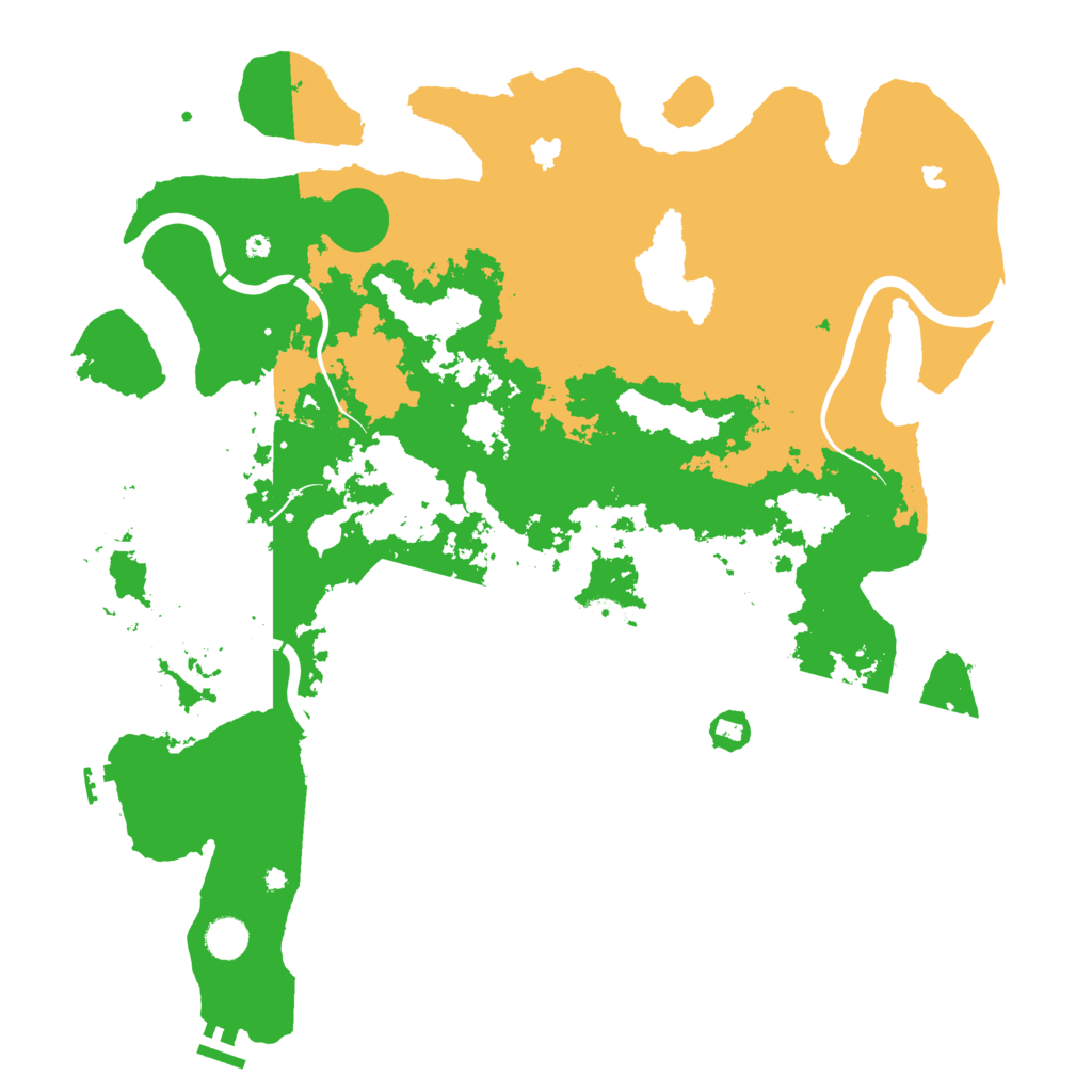 Biome Rust Map: Procedural Map, Size: 4500, Seed: 597438746
