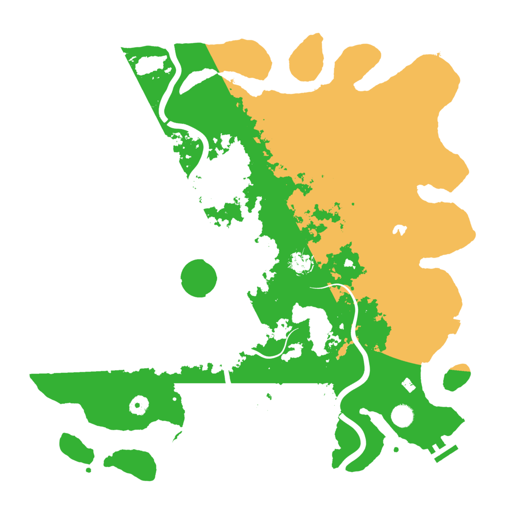 Biome Rust Map: Procedural Map, Size: 4000, Seed: 526679609