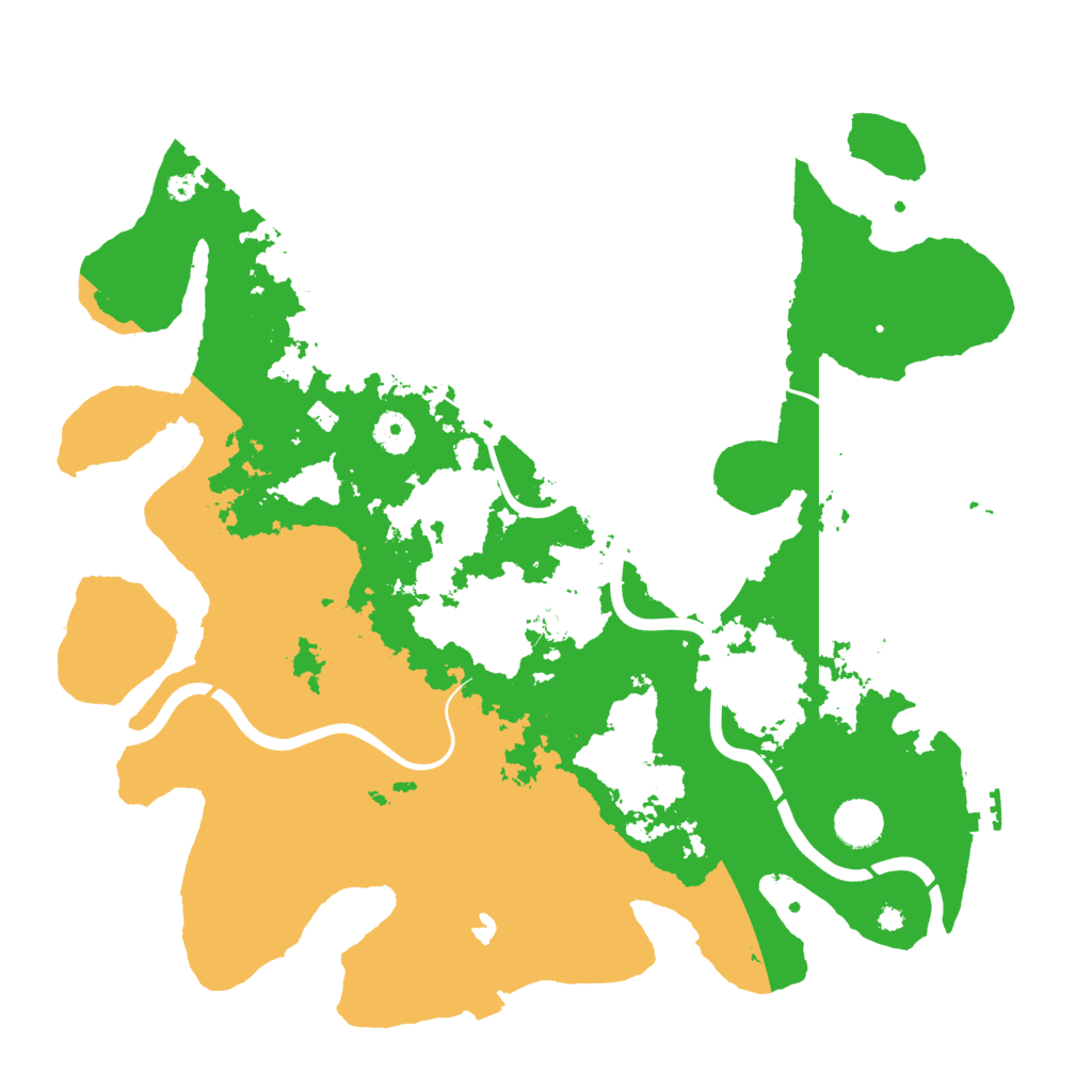 Biome Rust Map: Procedural Map, Size: 4000, Seed: 53447