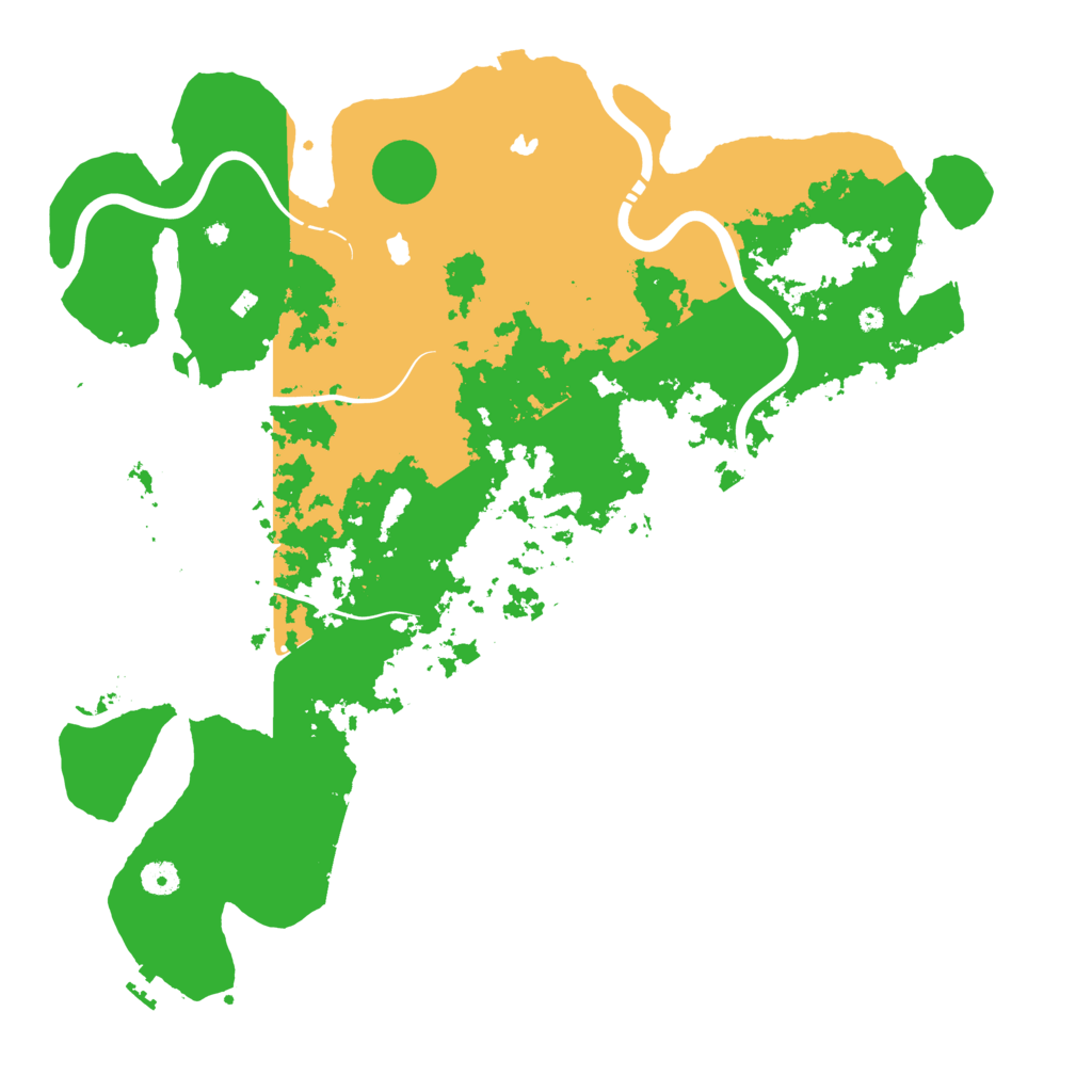 Biome Rust Map: Procedural Map, Size: 4500, Seed: 1789452